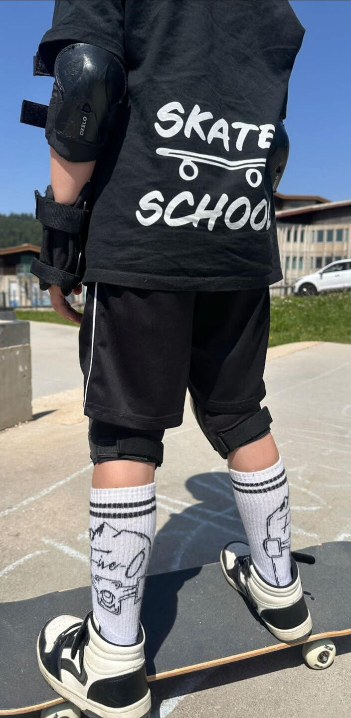 Skate School · le team équipé